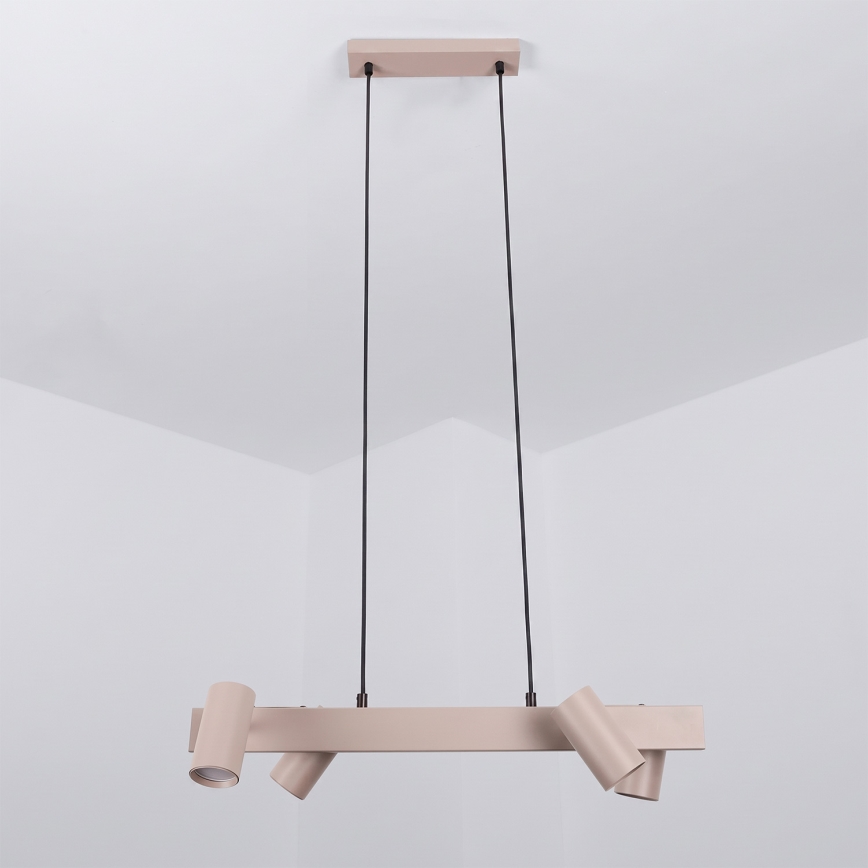 Brilagi - Lampadario dimmerabile LED RGBW su cavo SELE 4xGU10/6,5W/230V 2700-6500K beige