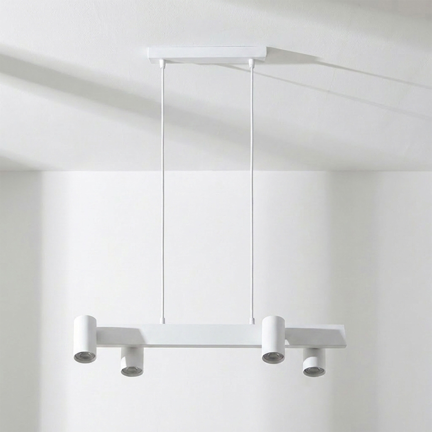 Brilagi - Lampadario LED RGBW dimmerabile sospeso a cavo SELE 4xGU10/6,5W/230V 2700-6500K bianco