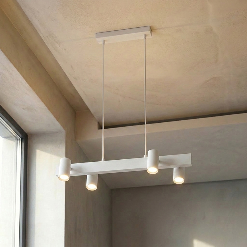 Brilagi - Lampadario LED RGBW dimmerabile sospeso a cavo SELE 4xGU10/6,5W/230V 2700-6500K bianco