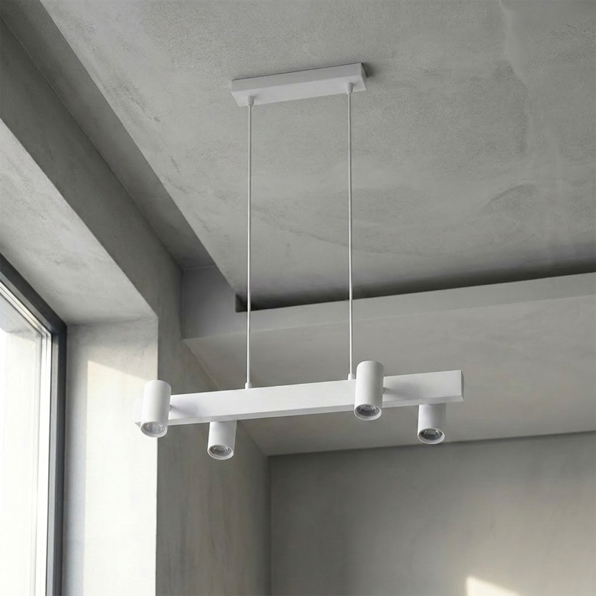 Brilagi - Lampadario LED RGBW dimmerabile sospeso a cavo SELE 4xGU10/6,5W/230V 2700-6500K bianco