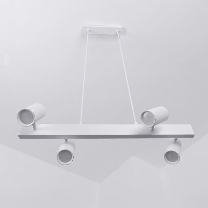 Brilagi - Lampadario LED RGBW dimmerabile sospeso a cavo SELE 4xGU10/6,5W/230V 2700-6500K bianco