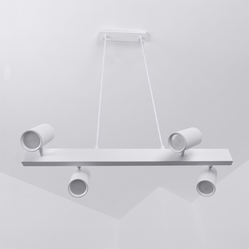 Brilagi - Lampadario LED RGBW dimmerabile sospeso a cavo SELE 4xGU10/6,5W/230V 2700-6500K bianco