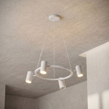 Brilagi - Lampadario LED RGBW dimmerabile a sospensione con cavo SELE 4xGU10/6,5W/230V 2700-6500K bianco