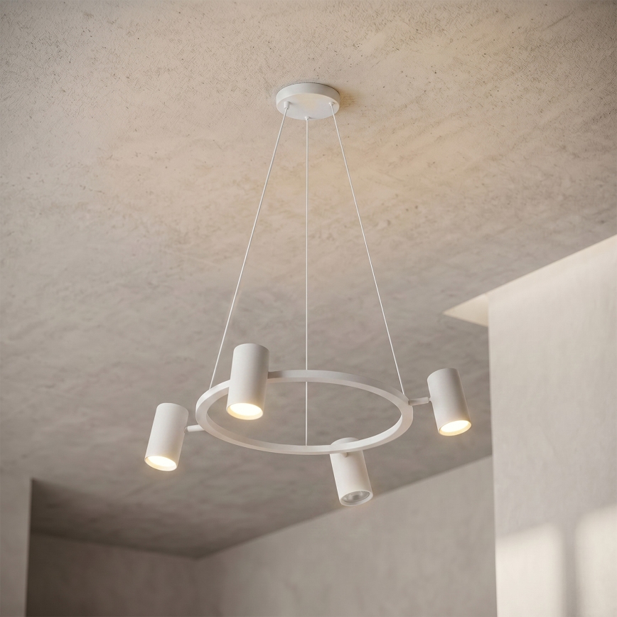 Brilagi - Lampadario LED RGBW dimmerabile a sospensione con cavo SELE 4xGU10/6,5W/230V 2700-6500K bianco