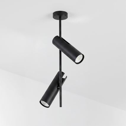 Brilagi - Lampadario a stelo LED RGBW dimmerabile BRANCH 2xGU10/6,5W/230V 2700-6500K nero