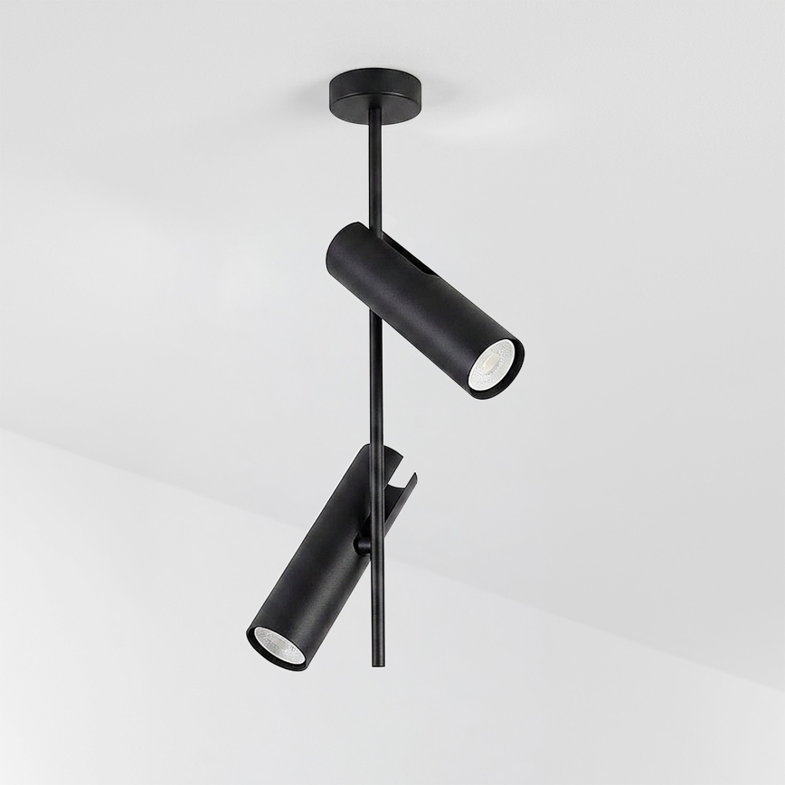 Brilagi - Lampadario a stelo LED RGBW dimmerabile BRANCH 2xGU10/6,5W/230V 2700-6500K nero
