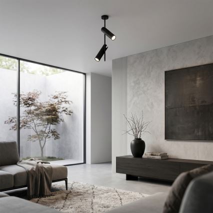 Brilagi - Lampadario a stelo LED RGBW dimmerabile BRANCH 2xGU10/6,5W/230V 2700-6500K nero