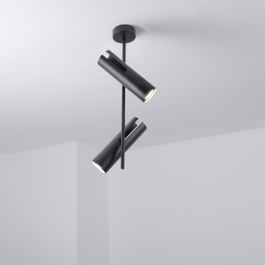 Brilagi - Lampadario a stelo LED RGBW dimmerabile BRANCH 2xGU10/6,5W/230V 2700-6500K nero