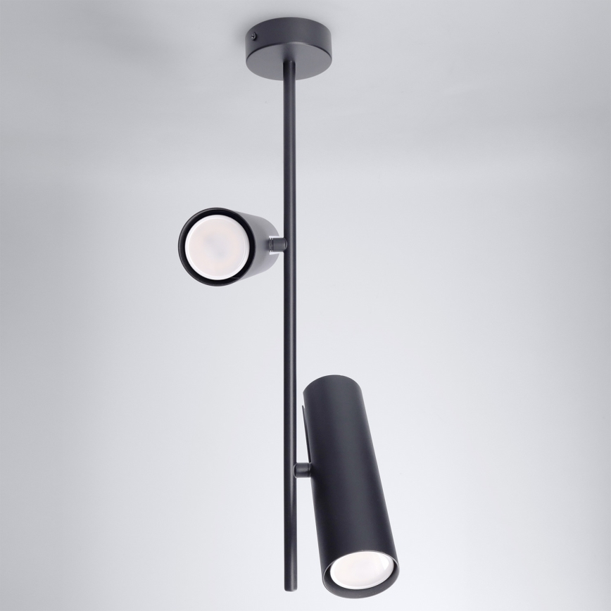 Brilagi - Lampadario a stelo LED RGBW dimmerabile BRANCH 2xGU10/6,5W/230V 2700-6500K nero