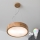 Brilagi - Lampadario LED RGBW dimmerabile sospeso su cavo CARVALHO 2xE27/9W/230V 2700-6500K Wi-Fi rovere Ø 37 cm
