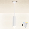 Brilagi - Lampadario LED RGBW dimmerabile sospeso su cavo SELE 1xGU10/6W/230V 3000K bianco + telecomando