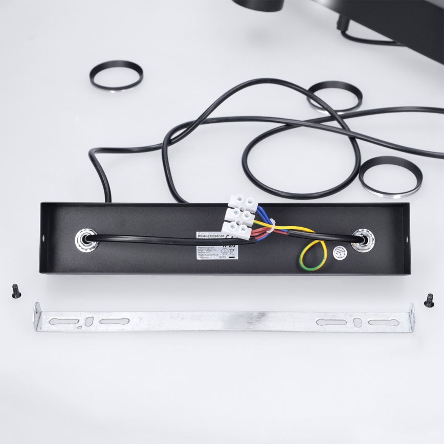 Brilagi - Lampadario LED RGBW dimmerabile a sospensione con cavo SELE 4xGU10/6,5W/230V 2700-6500K nero