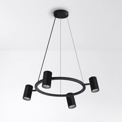 Brilagi - Lampadario LED RGBW dimmerabile su cavo SELE 4xGU10/6,5W/230V 2700-6500K nero