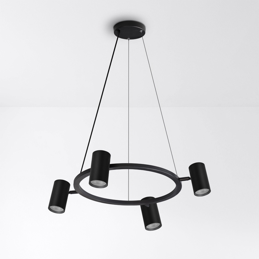 Brilagi - Lampadario LED RGBW dimmerabile su cavo SELE 4xGU10/6,5W/230V 2700-6500K nero