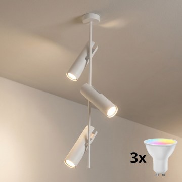 Brilagi - Lampadario LED RGBW dimmerabile su stelo BRANCH 3xGU10/6,5W/230V 2700-6500K bianco