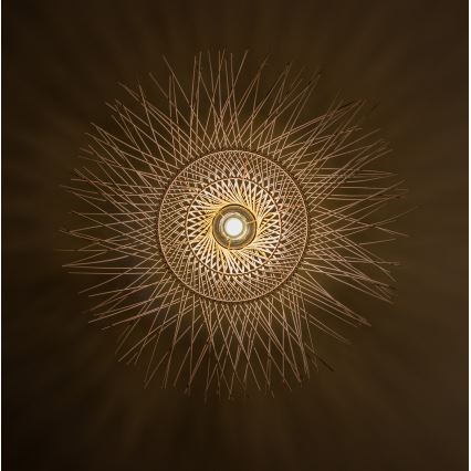 Brilagi - Lampadario LED sospeso a cavo CERIA BOHO 1xE27/40W/230V Ø 70 cm in bambù