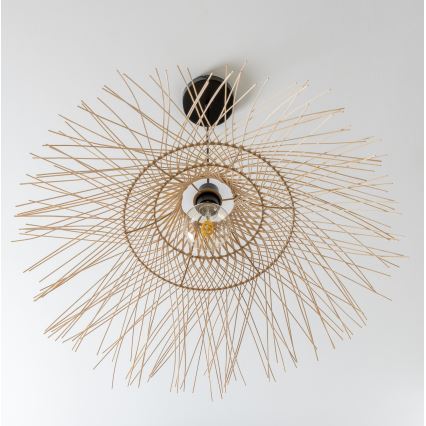 Brilagi - Lampadario LED sospeso a cavo CERIA BOHO 1xE27/40W/230V Ø 70 cm in bambù