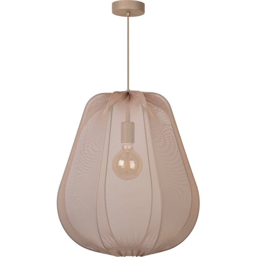 Brilagi - Lampadario LED sospeso con cavo ARVEN 1xE27/8W/230V Ø 37 cm beige