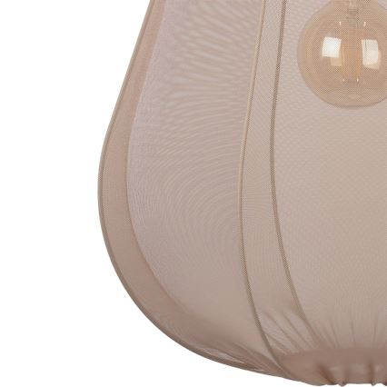 Brilagi - Lampadario LED sospeso con cavo ARVEN 1xE27/8W/230V Ø 37 cm beige