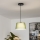 Brilagi - Lampadario LED sospeso con cavo CERIA 1xE27/40W/230V Ø 25 cm verde