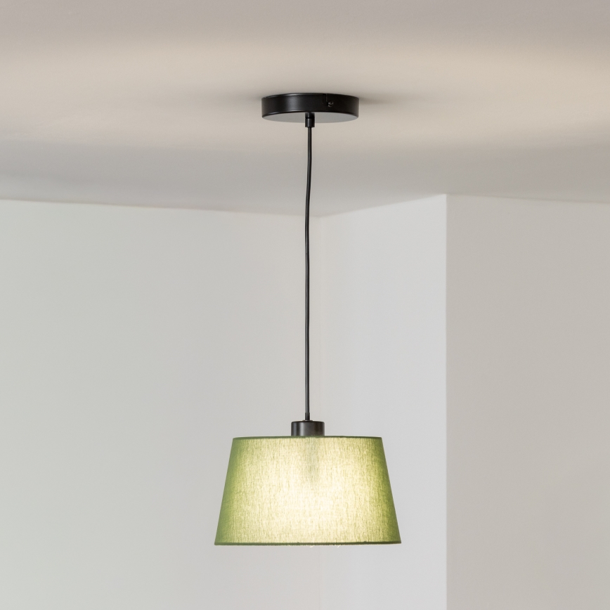 Brilagi - Lampadario LED sospeso con cavo CERIA 1xE27/40W/230V Ø 25 cm verde