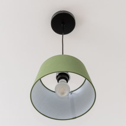 Brilagi - Lampadario LED sospeso con cavo CERIA 1xE27/40W/230V Ø 25 cm verde