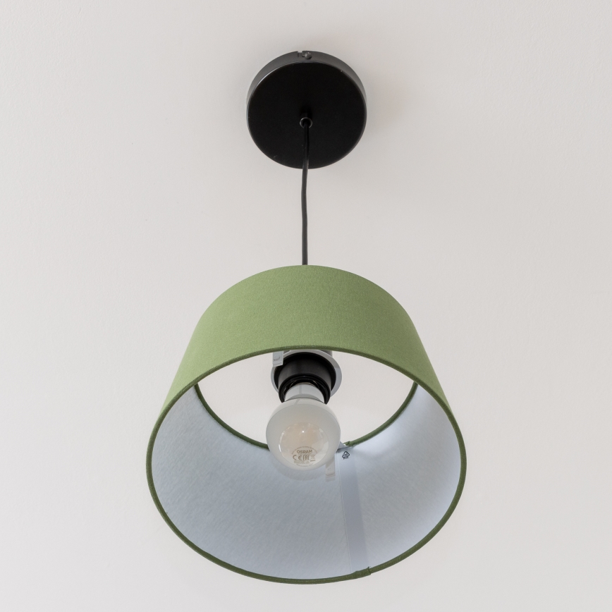 Brilagi - Lampadario LED sospeso con cavo CERIA 1xE27/40W/230V Ø 25 cm verde