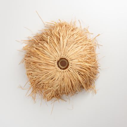 Brilagi - Lampadario LED sospeso con cavo CERIA BOHO 1xE27/40W/230V diam. 40 cm in rafia