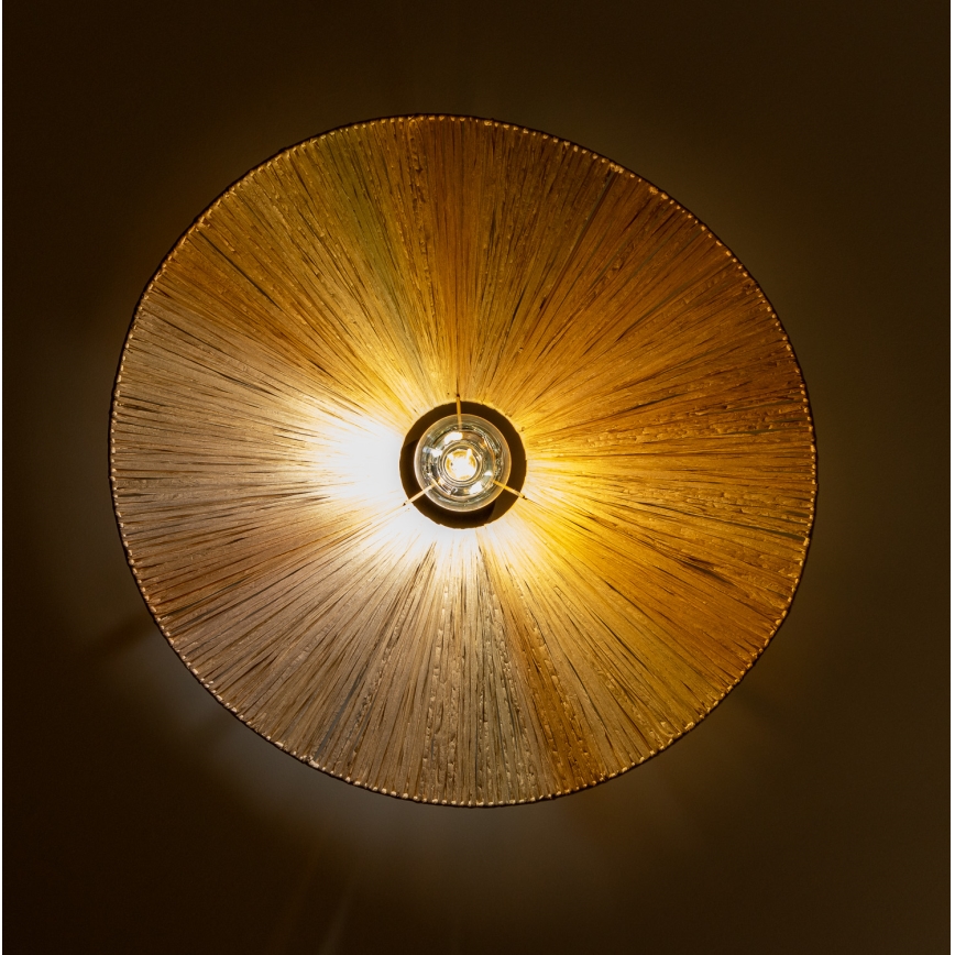 Brilagi - Lampadario LED sospeso con cavo CERIA BOHO 1xE27/40W/230V diam. 60 cm in rafia