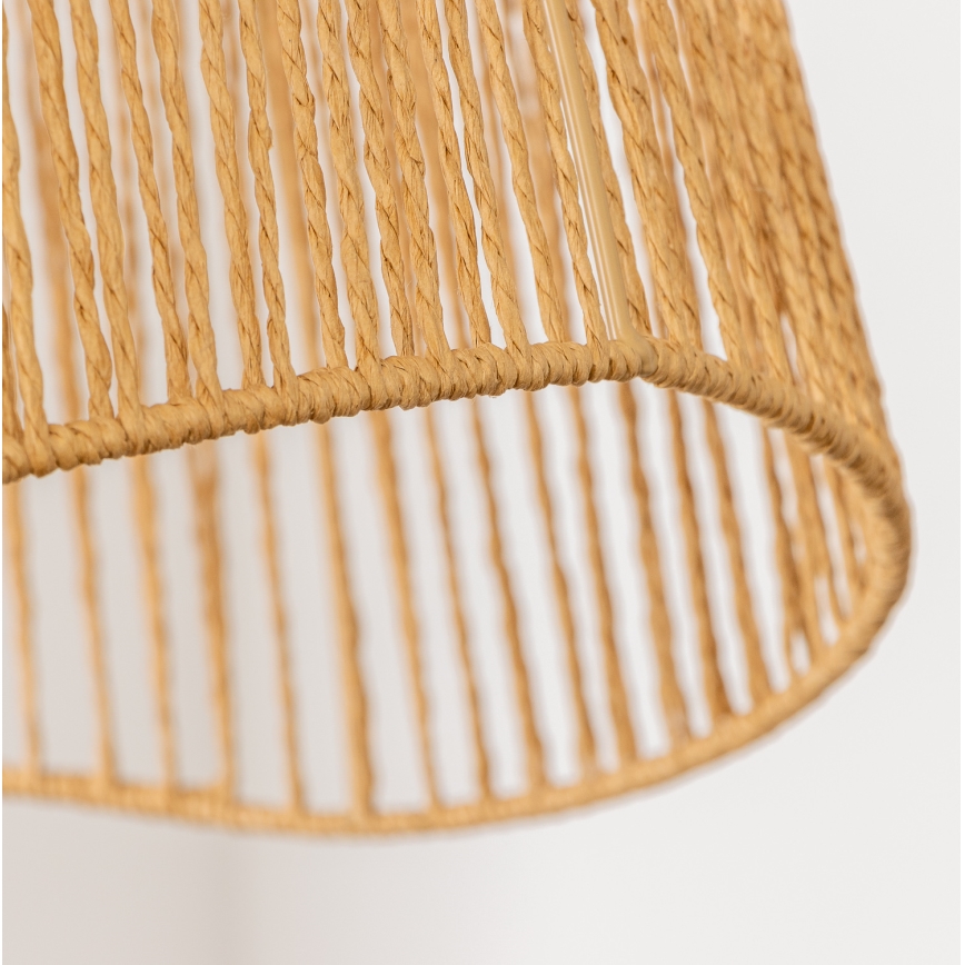 Brilagi - Lampadario LED sospeso con cavo CERIA BOHO, 1xE27/40W/230V, Ø 50 cm, marrone