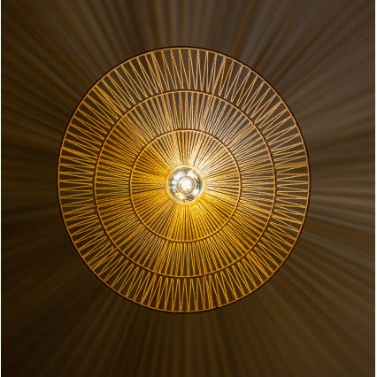 Brilagi - Lampadario LED sospeso con cavo CERIA BOHO 1xE27/40W/230V Ø 70 cm marrone