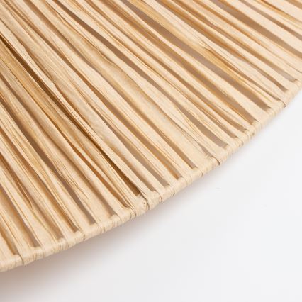 Brilagi - Lampadario LED sospeso con cavo CERIA BOHO, 1xE27/40W/230V, Ø 80 cm, in rafia