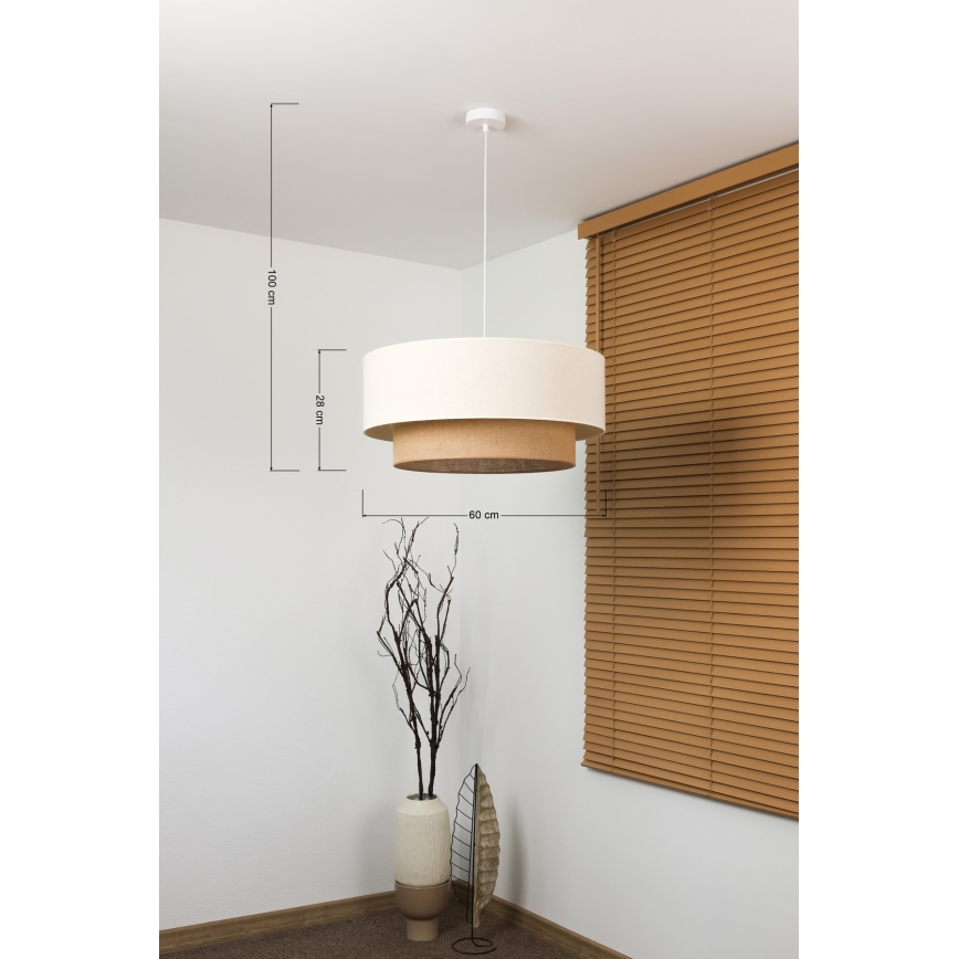 Brilagi - Lampadario LED sospeso con cavo STILE BOHO 3xE27/15W/230V Ø 60 cm