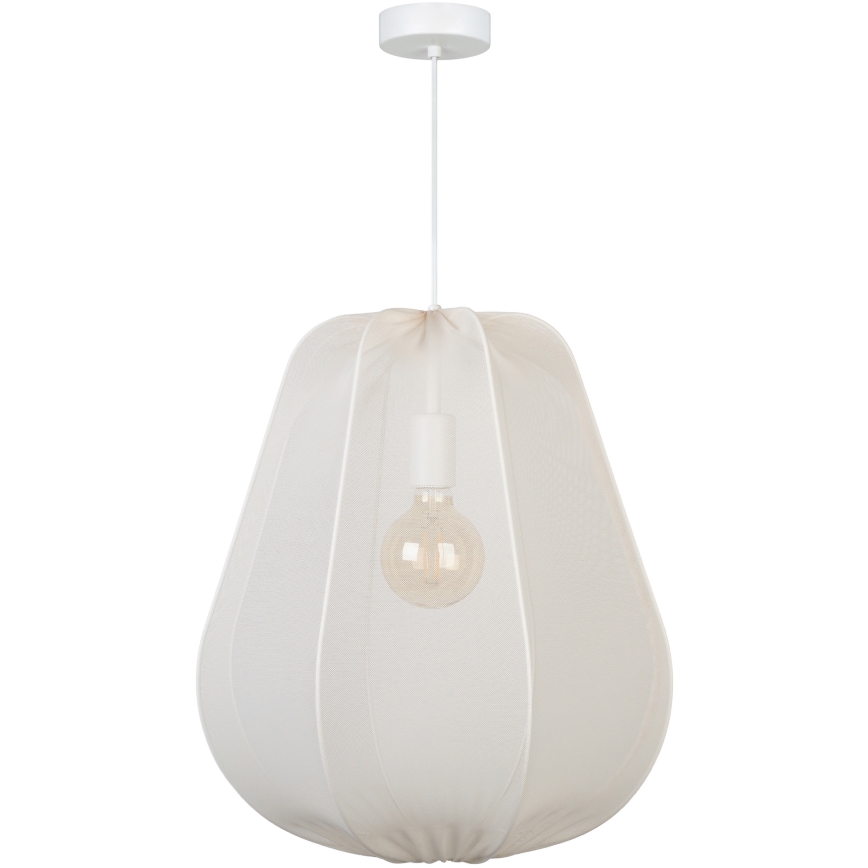 Brilagi - Lampadario LED sospeso su cavo ARVEN 1xE27/8W/230V Ø 37 cm bianco