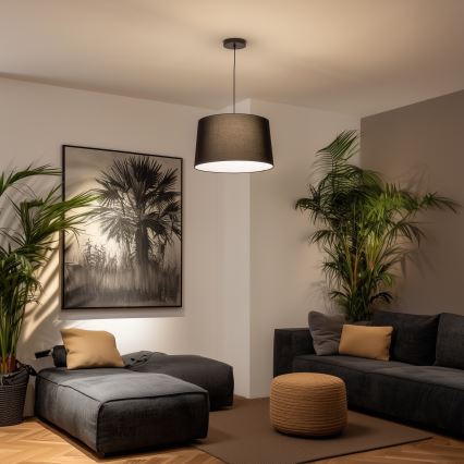 Brilagi - Lampadario LED sospeso su cavo CERIA 1xE27/40W/230V Ø 45 cm nero