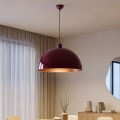 Brilagi - Lampadario LED sospeso su cavo METALO 1xE27/40W/230V Ø 60 cm bordeaux/ramato
