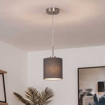 Brilagi - Lampadario LED sospeso su cavo NUBILA 1xE27/60W/230V Ø 14 cm antracite