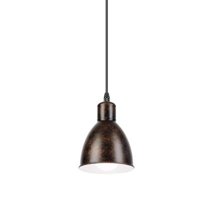 Brilagi - Lampadario LED sospeso su cavo RIDDY 1xE27/60W/230V rame/patina