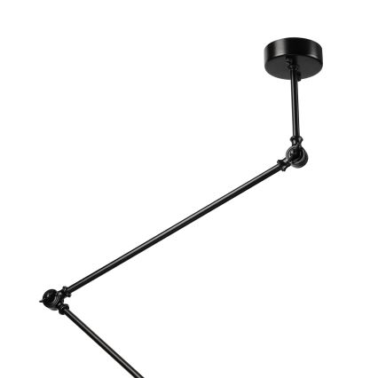 Brilagi - Lampadario LED su asta IRONBEAM 1xE27/60W/230V nero