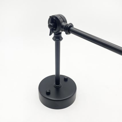Brilagi - Lampadario LED su asta IRONBEAM 1xE27/60W/230V nero
