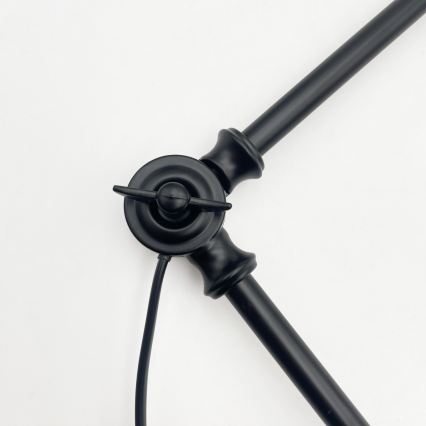 Brilagi - Lampadario LED su asta IRONBEAM 1xE27/60W/230V nero