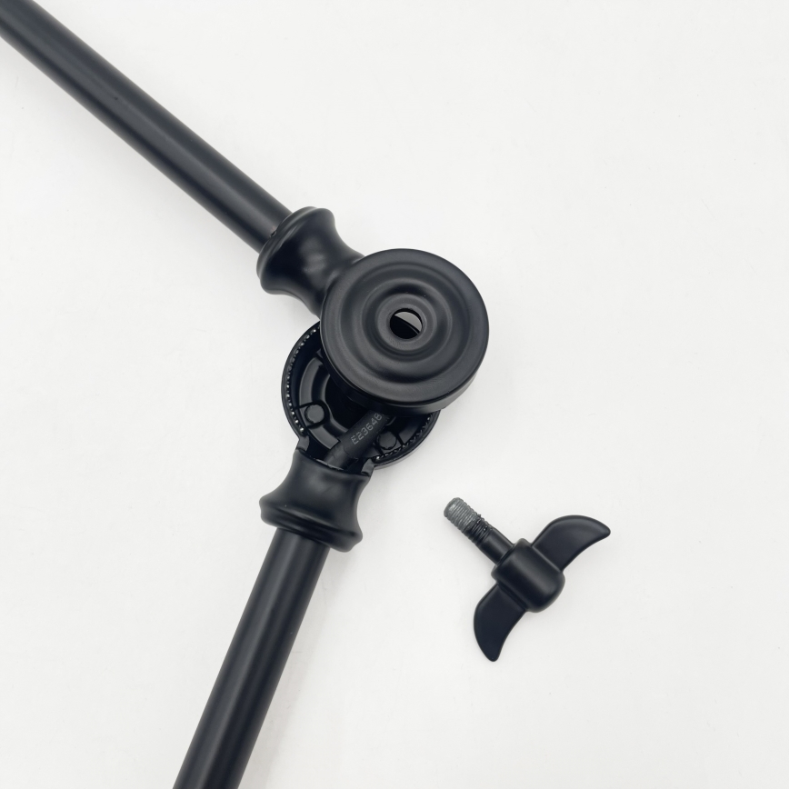 Brilagi - Lampadario LED su asta IRONBEAM 1xE27/60W/230V nero