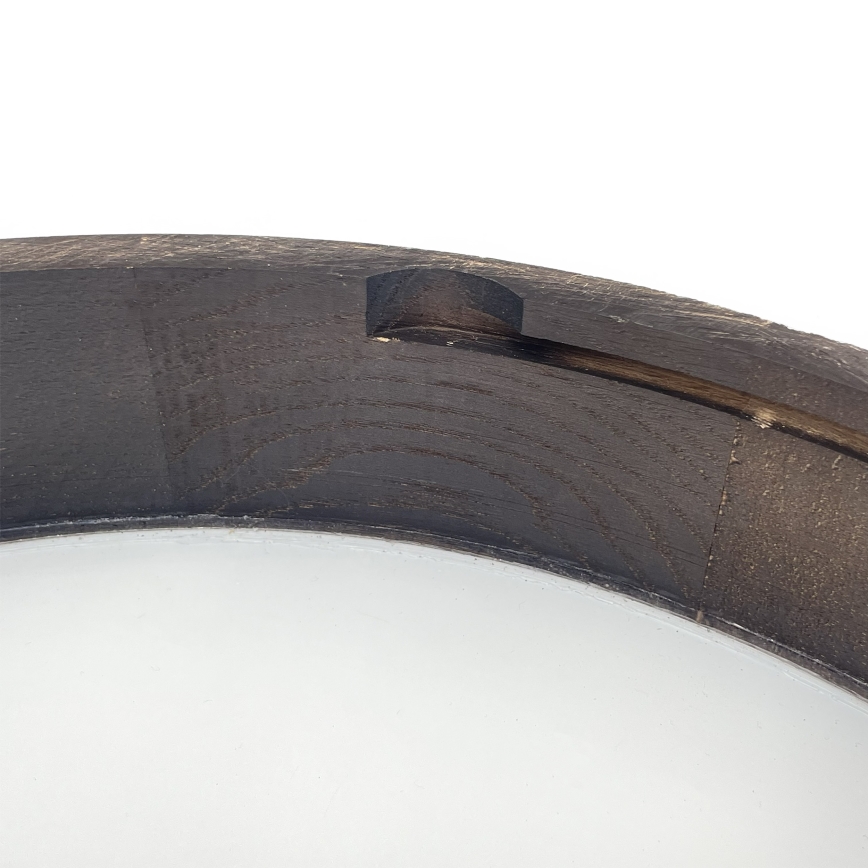 Brilagi - Lampadario LED su cavo CARVALHO SMOKEY 3xE27/60W/230V rovere Ø 47,5 cm