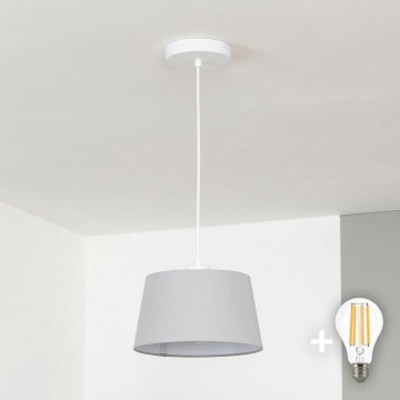Brilagi - Lampadario LED su cavo CERIA 1xE27/40W/230V Ø 25 cm grigio