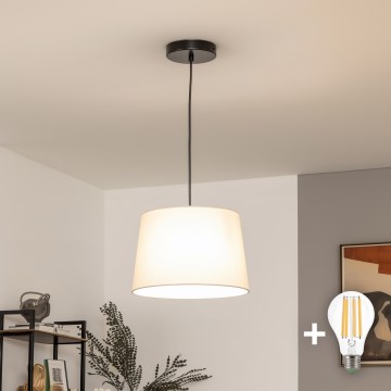 Brilagi - Lampadario LED su cavo CERIA 1xE27/40W/230V Ø 30 cm beige