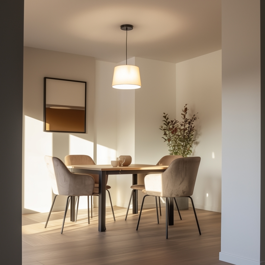 Brilagi - Lampadario LED su cavo CERIA 1xE27/40W/230V Ø 30 cm beige