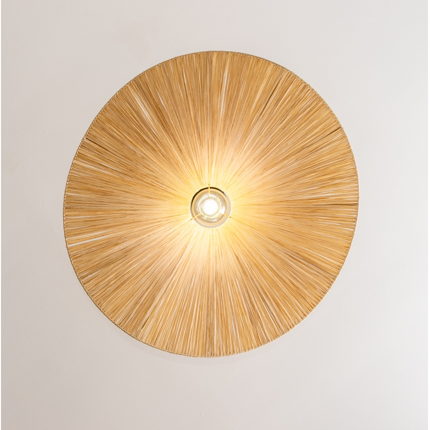 Brilagi - Lampadario LED su cavo CERIA BOHO 1xE27/40W/230V Ø 80 cm, in rafia