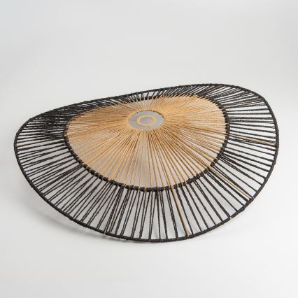 Brilagi - Lampadario LED su cavo CERIA BOHO 1xE27/40W/230V Ø 80 cm nero/marrone