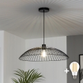 Brilagi - Lampadario LED su cavo CERIA WIRE 1xE27/40W/230V Ø 60 cm nero