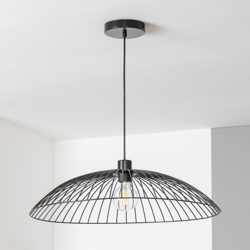 Brilagi - Lampadario LED su cavo CERIA WIRE 1xE27/40W/230V Ø 60 cm nero